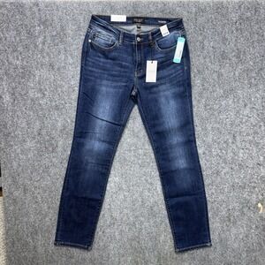 Judy Blue Anya Straight Fit Mid Rise Jeans Women's size 11/30 30x30